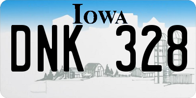 IA license plate DNK328