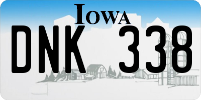 IA license plate DNK338