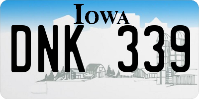 IA license plate DNK339