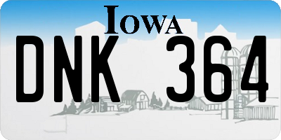 IA license plate DNK364
