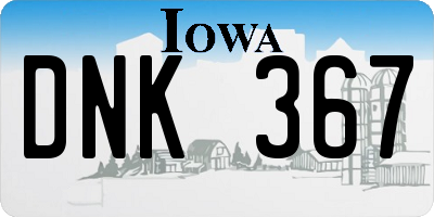 IA license plate DNK367