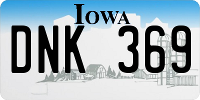 IA license plate DNK369