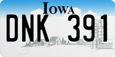 IA license plate DNK391