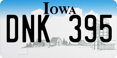 IA license plate DNK395