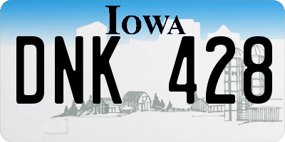 IA license plate DNK428