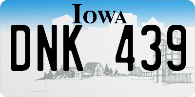 IA license plate DNK439