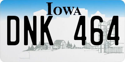 IA license plate DNK464