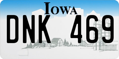 IA license plate DNK469