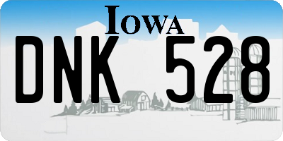 IA license plate DNK528