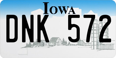 IA license plate DNK572