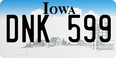 IA license plate DNK599