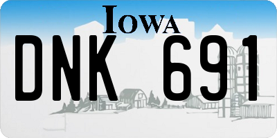 IA license plate DNK691