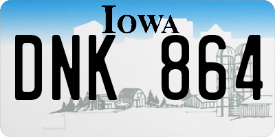 IA license plate DNK864