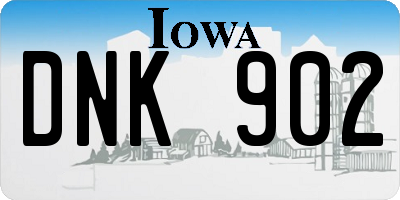 IA license plate DNK902