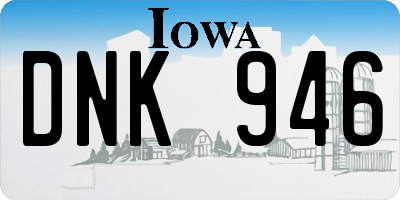 IA license plate DNK946