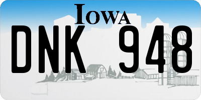IA license plate DNK948