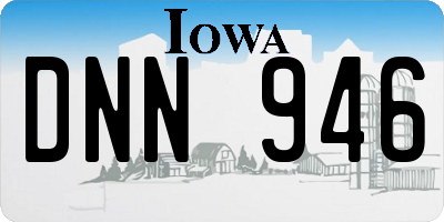IA license plate DNN946