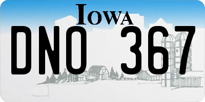 IA license plate DNO367