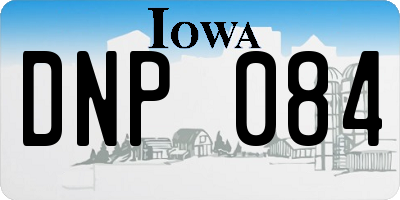 IA license plate DNP084