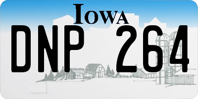 IA license plate DNP264