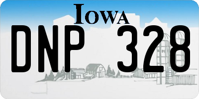 IA license plate DNP328