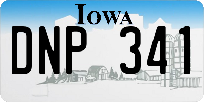 IA license plate DNP341