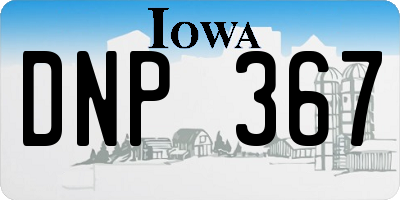IA license plate DNP367