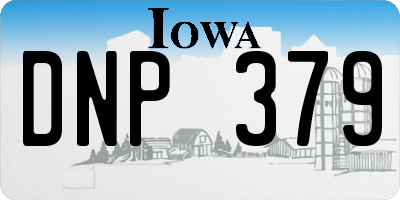 IA license plate DNP379