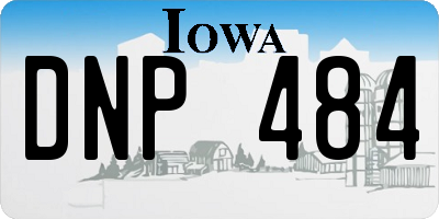 IA license plate DNP484