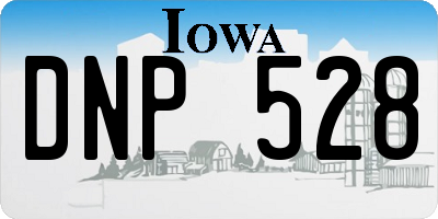 IA license plate DNP528
