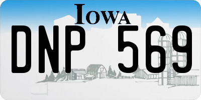 IA license plate DNP569