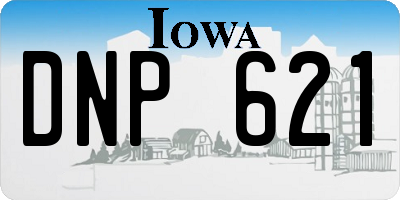 IA license plate DNP621