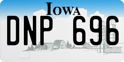 IA license plate DNP696