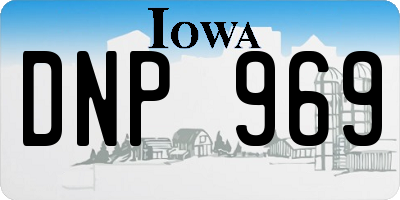IA license plate DNP969