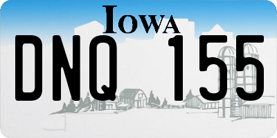 IA license plate DNQ155