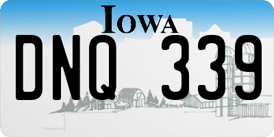 IA license plate DNQ339