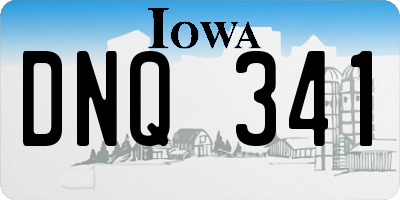 IA license plate DNQ341