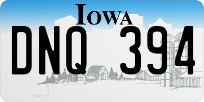 IA license plate DNQ394