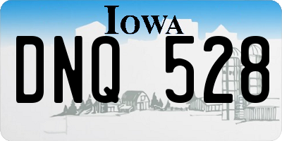 IA license plate DNQ528