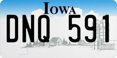 IA license plate DNQ591