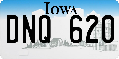 IA license plate DNQ620