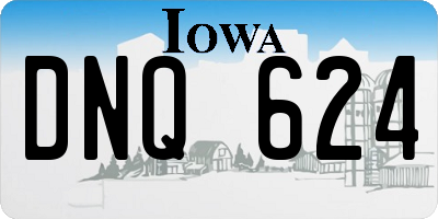 IA license plate DNQ624