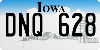 IA license plate DNQ628