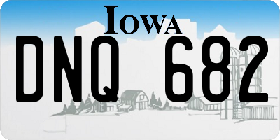 IA license plate DNQ682