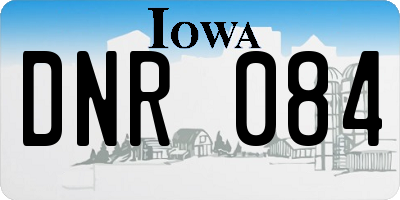 IA license plate DNR084