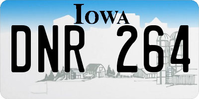 IA license plate DNR264