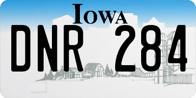 IA license plate DNR284