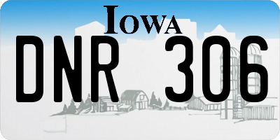 IA license plate DNR306