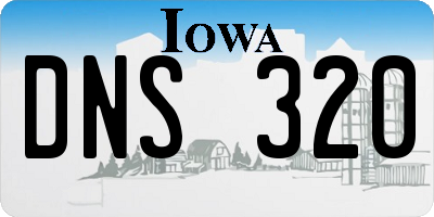 IA license plate DNS320