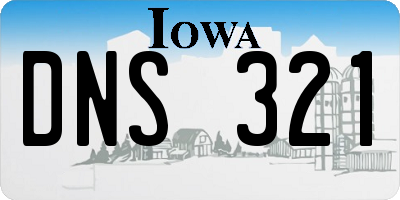 IA license plate DNS321